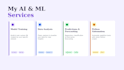 create machine learning models and ai applications