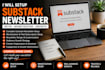 setup substack newsletter substack monetization substack growth newsletter