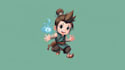 draw a professional 2d character design
