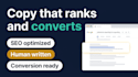 write SEO website copy, sales page, website copywriting, conversion web copy