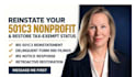 reinstate revoked 501c3 nonprofit and restore irs compliance status