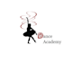 create a professional dance studio logo design