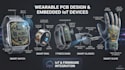 design esp32 wearable pcb, smart watch, ring and iot embedded devices