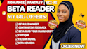beta read critique novel, romance beta reader, beta reader fantasy, alpha reader