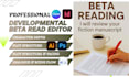 format beta read and developmental edit fantasy, litrpg, romance and ya novels
