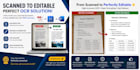 convert scanned documents to editable text using ocr