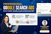 setup and optimize google search ads campaign