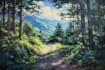 landscape oil painting art
