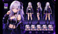 custom 3d vrchat avatar vrm anime character rigging unity