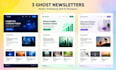 build ghost cms website ghost newsletter setup ghost blog customize ghost theme