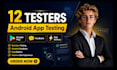 do mobile app testing, andriod app testing, 12 testers google play console
