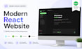 create responsive react frontend website