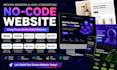 design rows xano nocodb tebex replo shorby makerpad spline canonic dora website