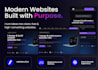 build a modern portfolio website in webflow