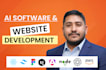 build ai saas webapp, chatbot, and full stack website