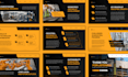create modern company presentation slide redesign pitch deck