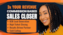 do high ticket sales commission based appointment setting sdr salesperson