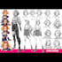 design professional anime character sheet and reference