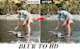 fix blurry photos and upscale image quality professionally