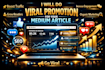 do viral promotion for your medium article