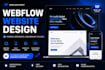 build a webflow website with firebase database, authentication and backend