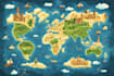 do map design for festivals, and vector map illustrations