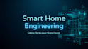 design smart home engineering drawing with cabling and rack layout scene control