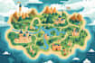 design vector or isometric map illustration