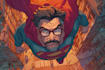 illustrate cinematic superhero comic scenes and covers