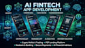 develop ai fintech app, crypto wallet, p2p lending, neobank payment app