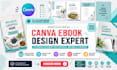 design a professional canva ebook, workbook, lead magnet, PDF
