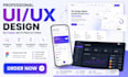 design responsive UI UX web designs in figma with prototypes