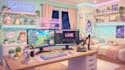 design cozy and animated vtuber backgrounds, stream overlay, illustration design