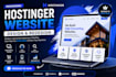 develop hostinger website redesign hostinger SEO ecommerce landing page expert