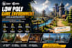 create low poly 3d game environments, level design, and lighting in ue5