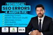 fix technical SEO errors and google search console indexing issues