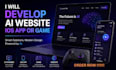 develop ai website ios app or game