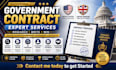 research government contracts and write winning bid proposals