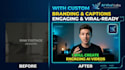 create engaging ai videos with custom branding and captions
