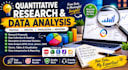 do quantitative research, data analysis, visualization and statistical reporting