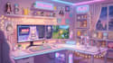 design vtuber streaming environments, vtuber commission, overlay for streaming