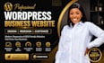 create wordpress business website, wordpress website design
