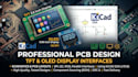 design tft and oled display interface pcb layouts and schematics using kicad