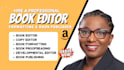 do book editing formatting proofreading nonfiction memoir publishing book editor