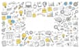 design doodle sketchnote infographic visual notes pencil sketch art