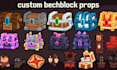 create minecraft benchblock 3d weapon armor portion tools com and animation