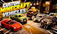 design custom minecraft vehicles blockbench addon models bedrock java game asset