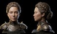 create 3d head bust face model 2d to 3d printable model 3d sculpting stl file