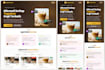 create responsive website using HTML CSS and javascript