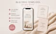 design a feminine self care planner in canva